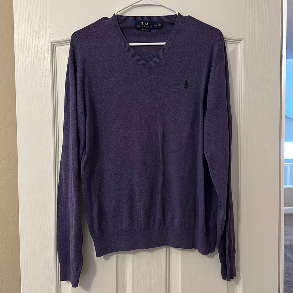 Polo purple sweater